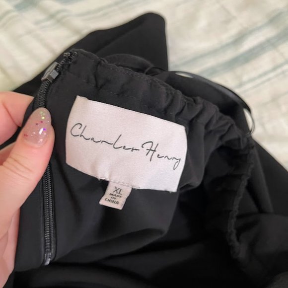 CHARLES Henry Off The Shoulder Dress XL - Picture 5 of 5